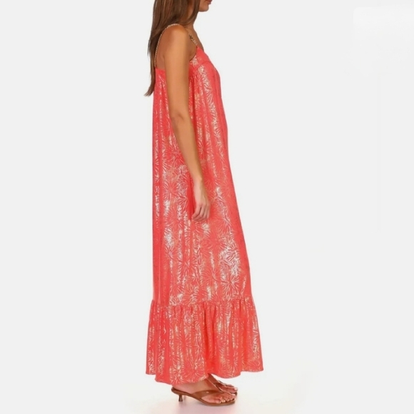 Michael Kors Sangria Maxi Chain Dress - Picture 4 of 6